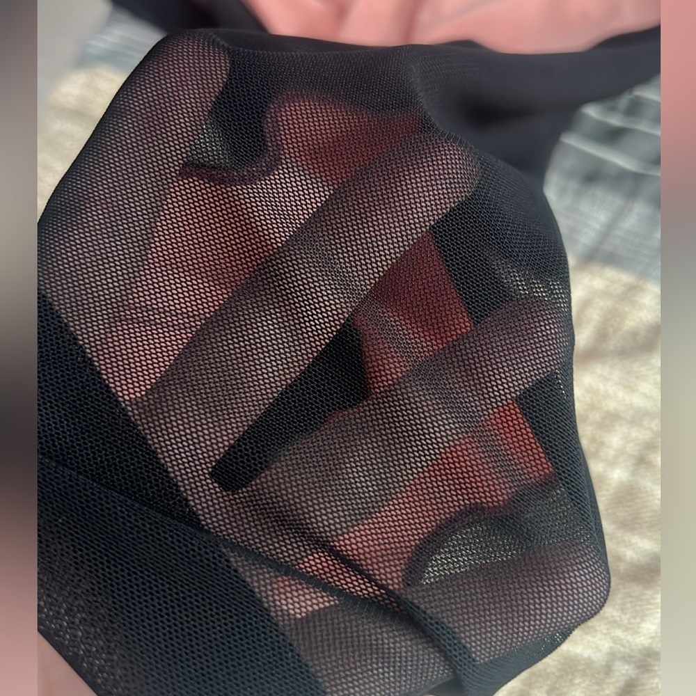 007 Clothing Co,Pink w/Sheer Black Hip & Thigh Panels,Excellent Condition,Size S - Picture 8 of 11